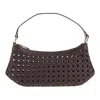 Jw Pei Lily Woven Shoulder Bag In Brown