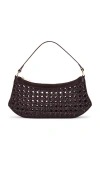 Jw Pei Lily Woven Shoulder Bag In Brown