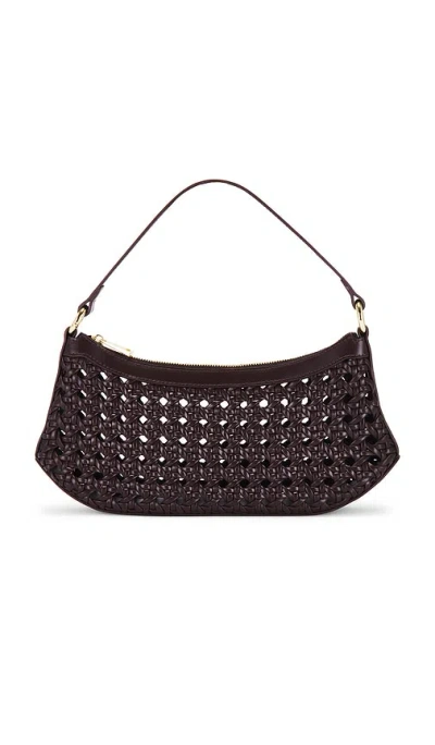 Jw Pei Lily Woven Shoulder Bag In Brown