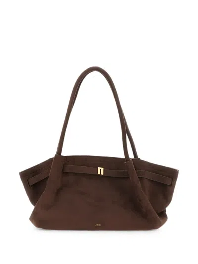 Jw Pei Logo-plaque Tote Bag In Brown