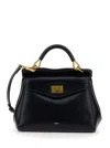 Jw Pei Lucia Faux Leather Top Handle Bag In Black