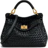 Jw Pei Lucia Faux Leather Top Handle Bag In Black