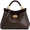 Jw Pei Lucia Faux Leather Top Handle Bag In Brown