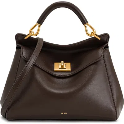 Jw Pei Lucia Faux Leather Top Handle Bag In Brown
