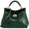 Jw Pei Lucia Faux Leather Top Handle Bag In Green