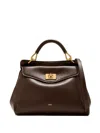 Jw Pei Lucia Classic Top Handbag Dark Brown