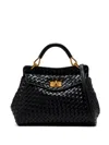 Jw Pei Lucia Top-handle Leather Tote Bag In Black