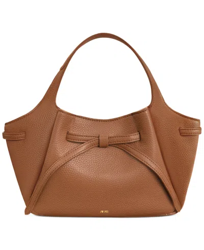 Jw Pei Mabel Soft Bow Small Magnetic Tote Handbag In Brown