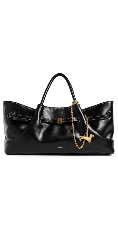 Jw Pei Maeve Dachshund Metal Charm Tote Bag Black