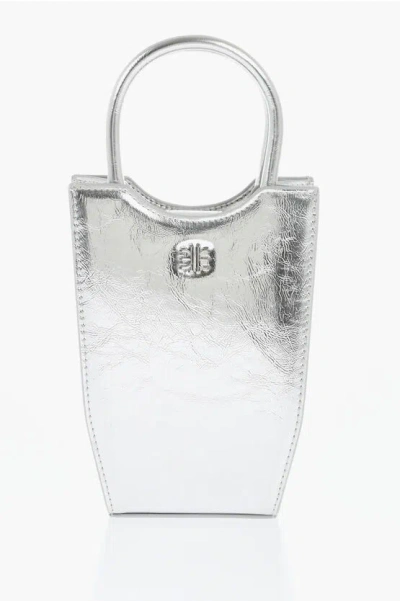 Jw Pei Metallic Faux Leather Fei Phone Bag