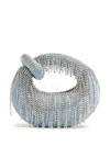 Jw Pei Abacus Embellished Denim Top Handle Bag In Blue