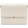 Jw Pei Mini Flap Croc Embossed Faux Leather Shoulder Bag