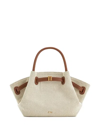 Jw Pei Mini Hana Drawstring Tote Bag In Neutral