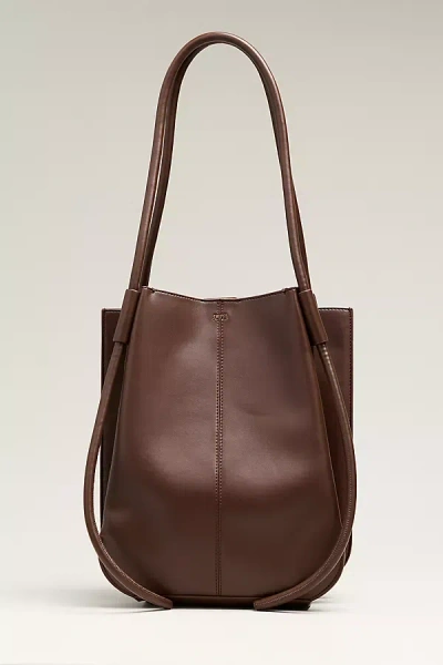 Jw Pei Nala Large Wide Tote Bag In Brown