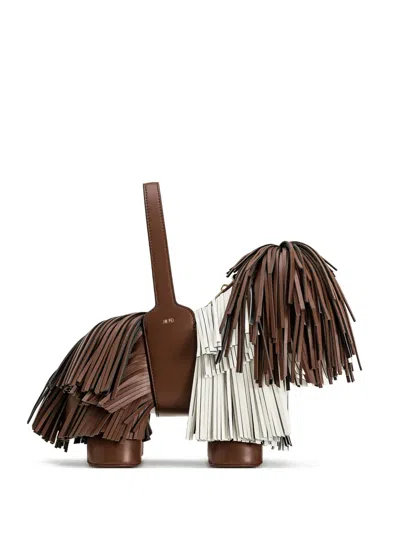 Jw Pei Nita Dog-shaped Tote Bag In Brown