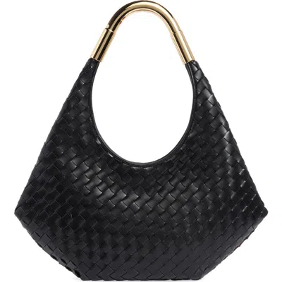 Jw Pei Olivia Woven Hobo Bag In Black