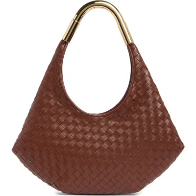 Jw Pei Olivia Woven Hobo Bag In Brown