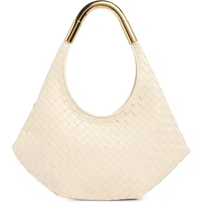 Jw Pei Olivia Woven Hobo Bag In White
