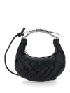 Jw Pei 'orla' Black Handbag With Adjustable And Removable Shoulder Strap And Interwoven Design In Ecoleathe In Black