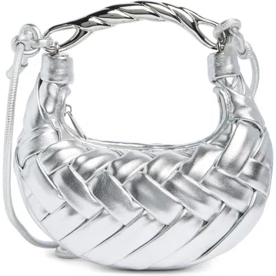 Jw Pei Orla Woven Shoulder Bag In Silver