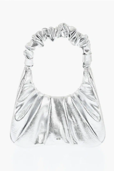 Jw Pei Ruched Metallic Faux Leather Gabbi Hobo Bag
