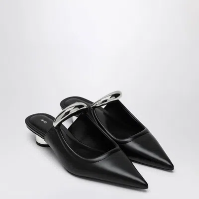 JW PEI JW PEI  SABOT HELENA PERFORATED BLACK