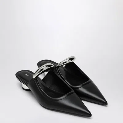 JW PEI JW PEI SABOT HELENA PERFORATED BLACK