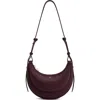 Jw Pei Sharon Faux Leather Crossbody Bag In Deep Claret