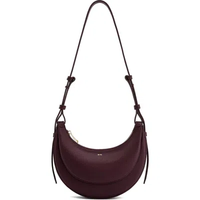 Jw Pei Sharon Faux Leather Crossbody Bag In Deep Claret