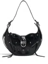 Jw Pei Handbags Tessa Crushed Small Shoulder Bag In Black