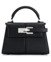 Jw Pei Elise Faux Leather Top Handle Bag In Black