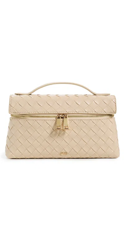 Jw Pei Thea Weave Top Handle Bag Light Apricot