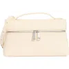 Jw Pei Thea Woven Top Carry Handle Crossbody Bag In White