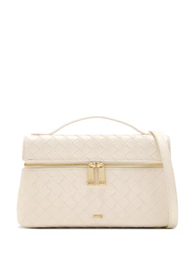 Jw Pei Thea Woven Top-handle Tote Bag In White