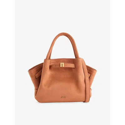Jw Pei Womens Hana Mini Faux-leather Tote Bag Brown