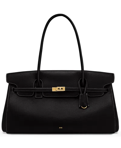 Jw Pei Yara Medium Gold-tone Hardware Shoulder Handbag In Black