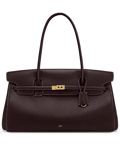 Jw Pei Yara Medium Gold-tone Hardware Shoulder Handbag In Brown