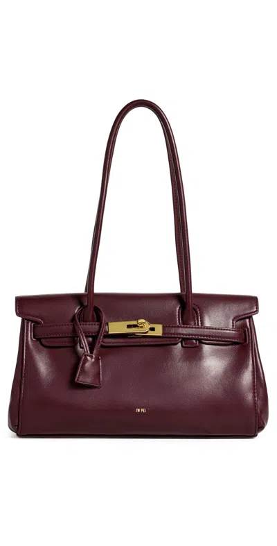 Jw Pei Yara Shoulder Bag Deep Burgundy