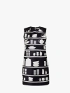 Jwn Mini Shift Dress In Black