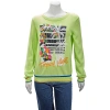 JWON J-WON  TROPICAL PULLOVER IN GREEN