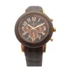 K&amp;bros K&bros Brown Leather  Watch In Brown
