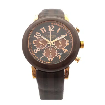 K&amp;bros K&bros Brown Leather  Watch