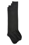 K. Bell Socks K Bell Socks Assorted 2-pack Comfort Top Knee High Socks In Black
