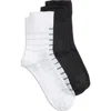 K. Bell Socks K Bell Socks Sheer Stripe Assorted 2-pack Crew Socks