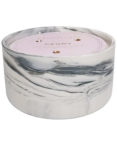 K. HALL DESIGNS K. HALL DESIGNS PEONY MARBLE CANDLE