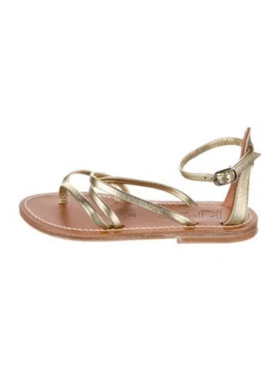 Pre-owned K Jacques St. Tropez Leather Gladiator Sandals