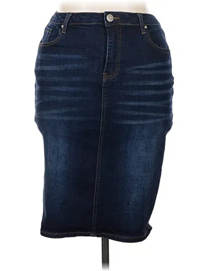 Pre-owned K. Jordan Denim Skirt In Blue