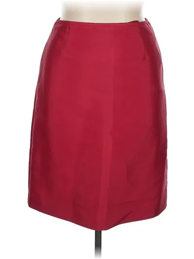 Pre-owned K. Jordan Formal Skirt In Burgundy