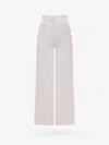 K Krizia Stretch Viscose Trouser In White