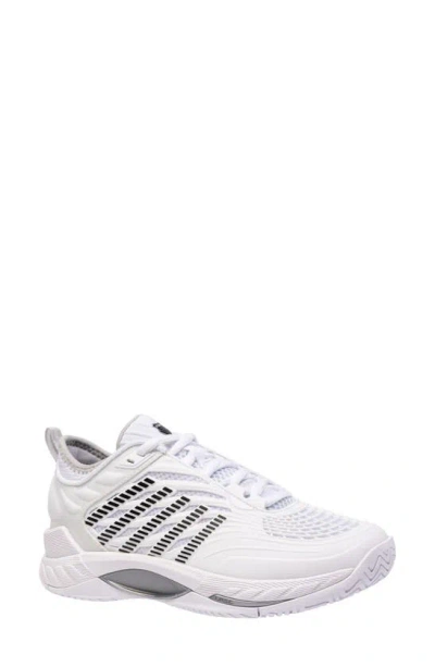 K-swiss Hypercourt Supreme 2 Tennis Shoe In White/ Vapor Blue/ Black